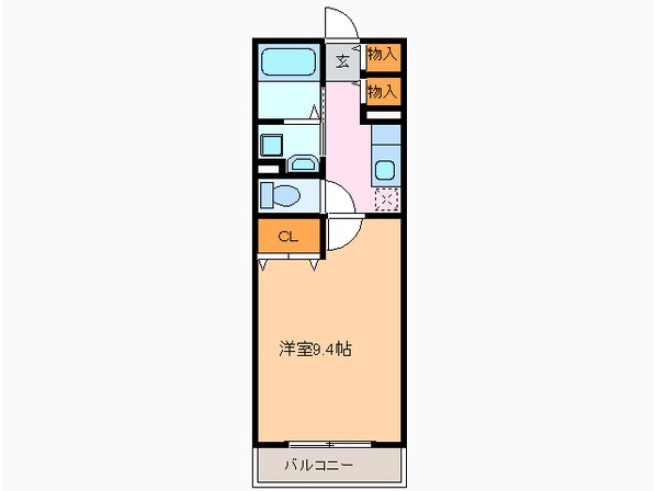 カネサ・プラシードの物件間取画像